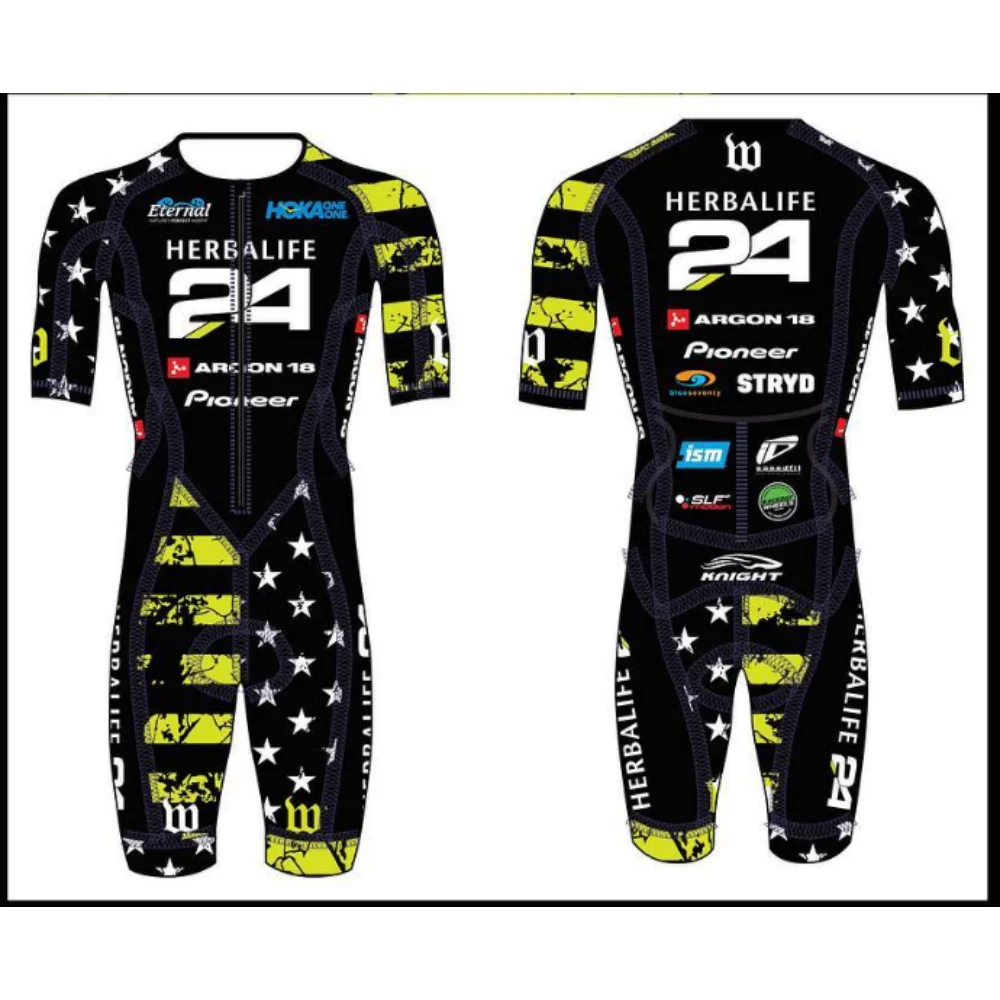 Cycling Gear Jersey - Tuta da ciclismo Wattie Ink Triathlon