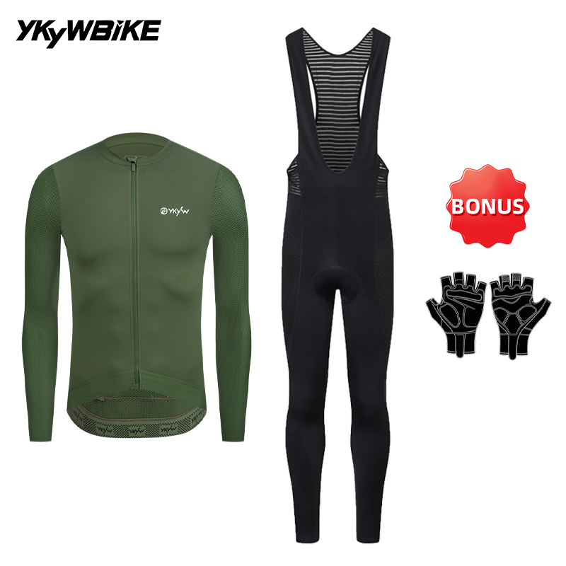 Cycling Gear Jersey - YKYWBIKE Completo da Ciclismo Uomo, Abbigliamento
